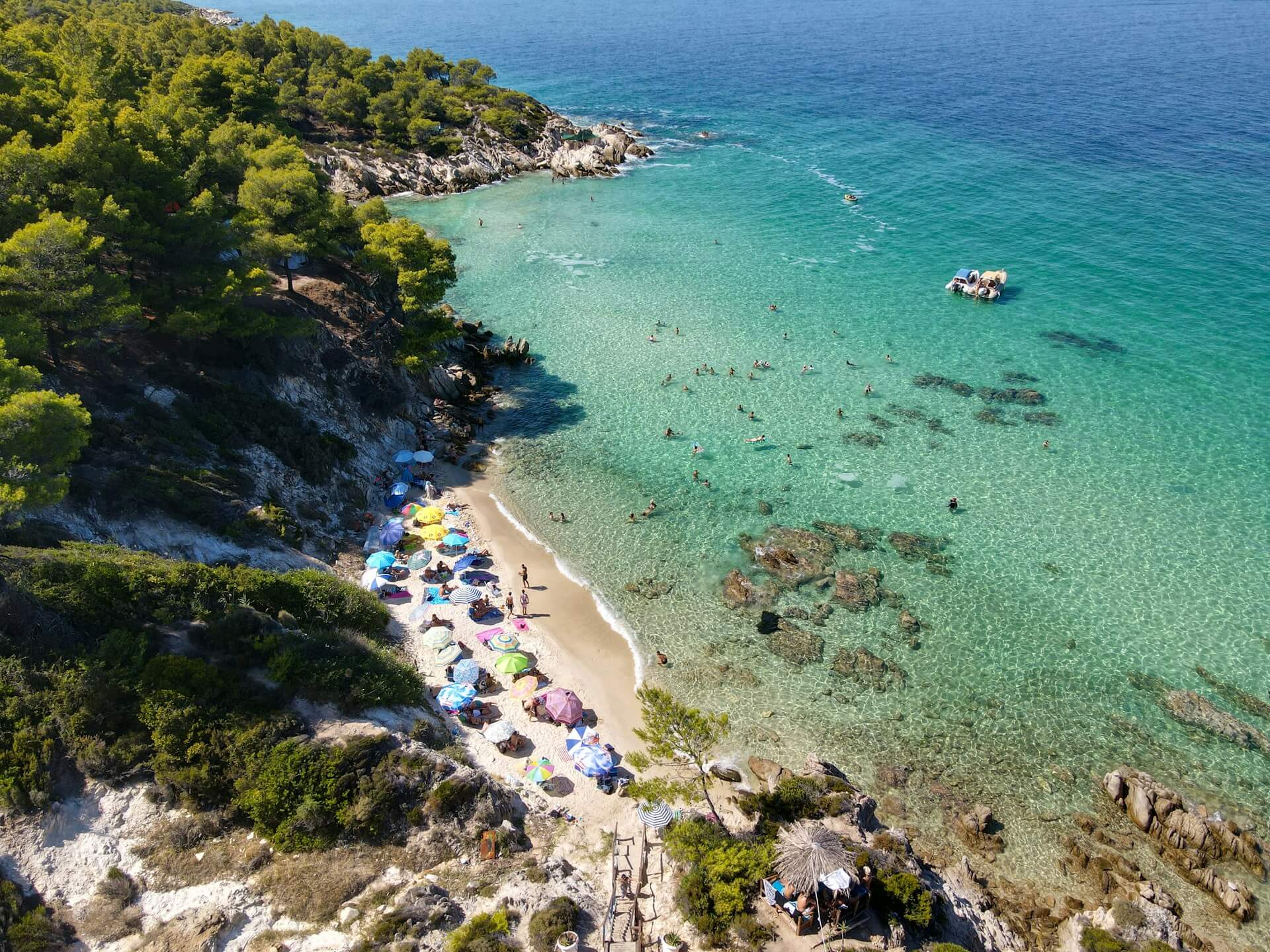Versteckte Strände Chalkidiki